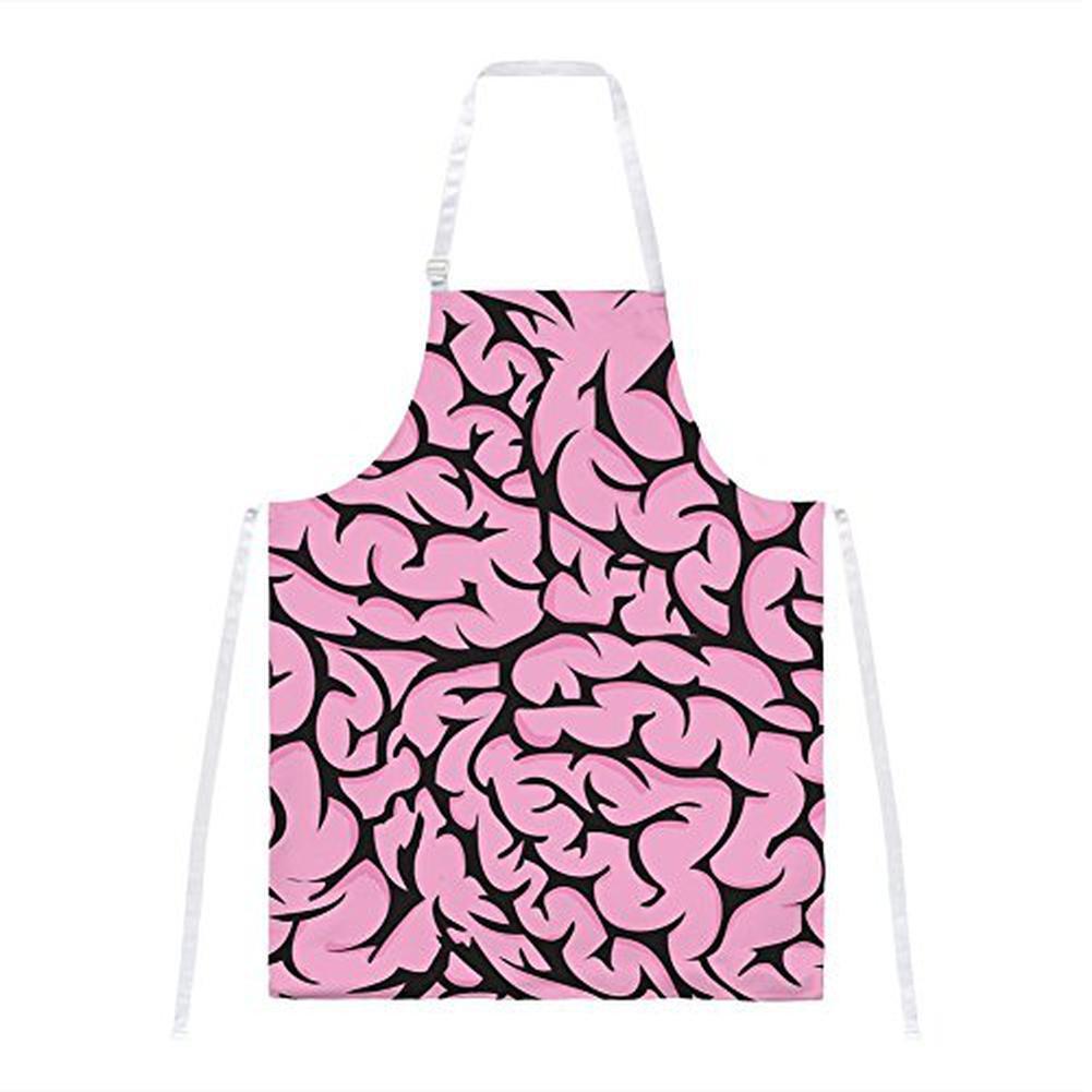 Halloween Pink Brains All Over Apron
