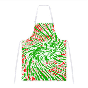 Christmas Tie Dye Red Green All Over Apron