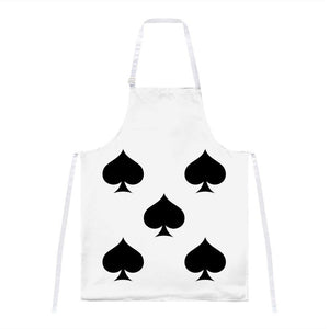 Halloween Five of Spades Card Soldier Costume All Over Apron