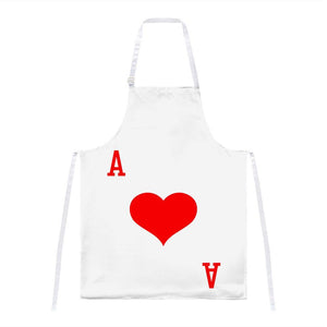 Halloween Ace of Hearts Card Soldier Costume All Over Apron