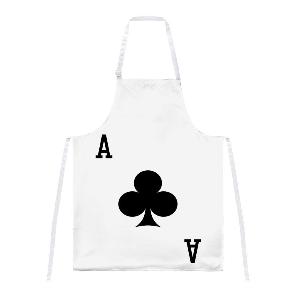 Halloween Ace of Clubs Card Soldier Costume All Over Apron