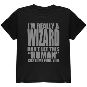 Halloween Human Wizard Costume Youth T Shirt