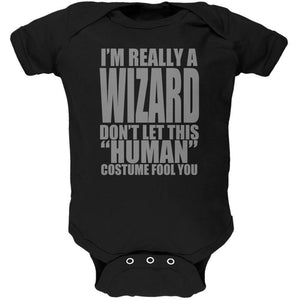 Halloween Human Wizard Costume Soft Baby One Piece