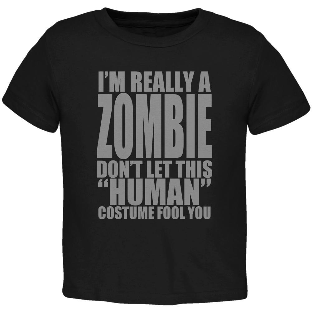 Halloween Human Zombie Costume Toddler T Shirt