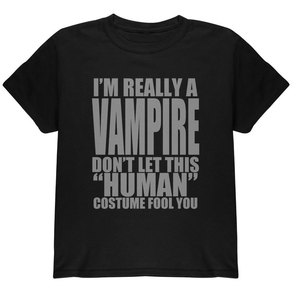 Halloween Human Vampire Costume Youth T Shirt
