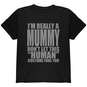 Halloween Human Mummy Costume Youth T Shirt