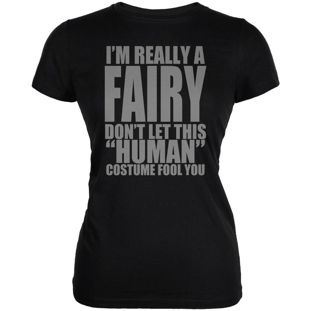 Halloween Human Fairy Costume Juniors Soft T Shirt
