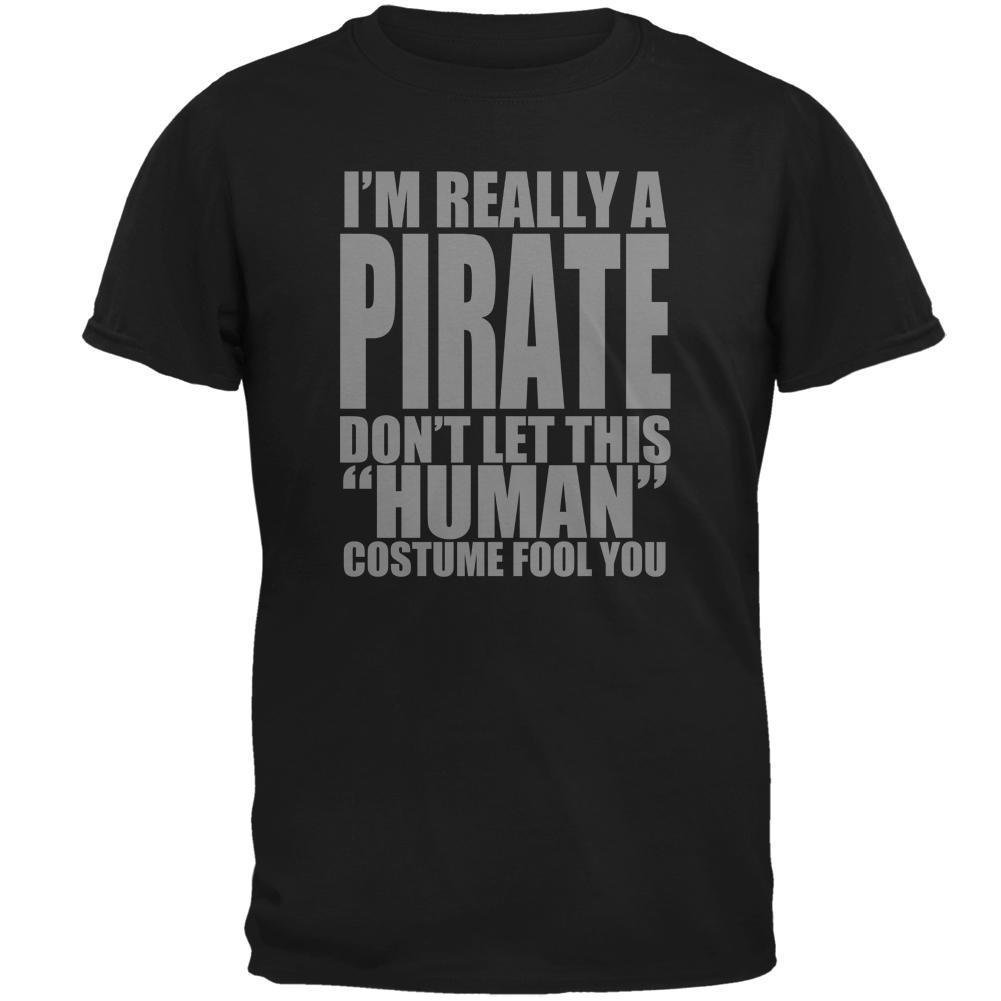 Halloween Human Pirate Costume Mens T Shirt