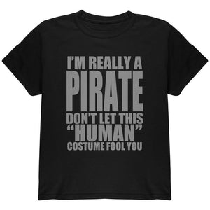 Halloween Human Pirate Costume Youth T Shirt