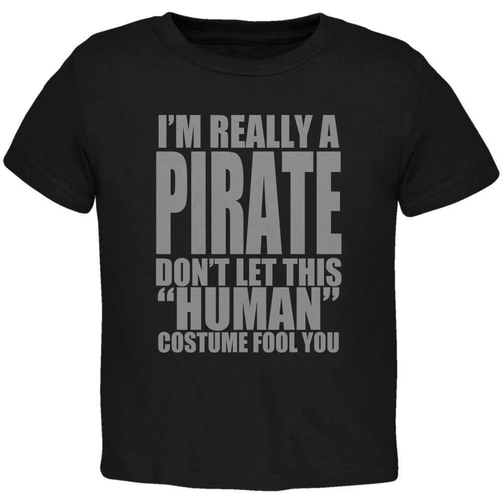 Halloween Human Pirate Costume Toddler T Shirt
