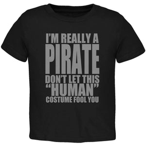 Halloween Human Pirate Costume Toddler T Shirt