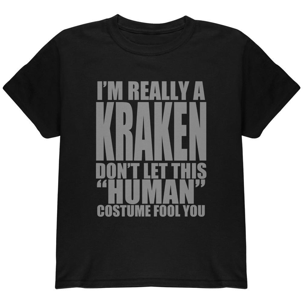 Halloween Human Kraken Costume Youth T Shirt