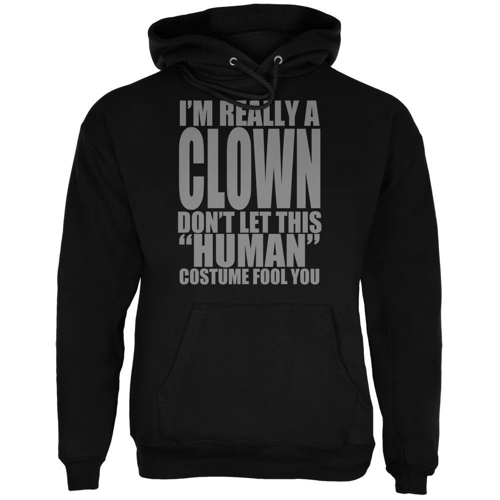 Halloween Human Clown Costume Mens Hoodie