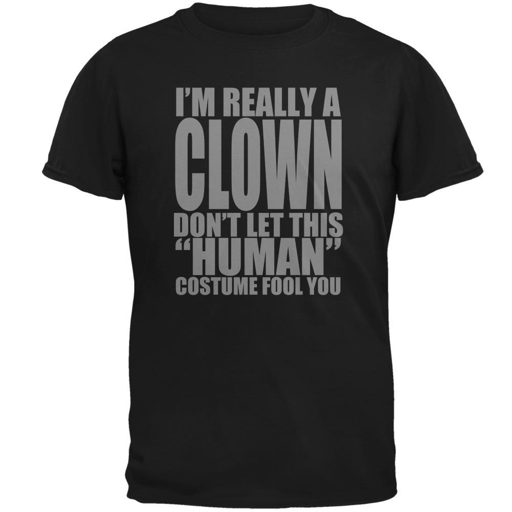 Halloween Human Clown Costume Mens T Shirt