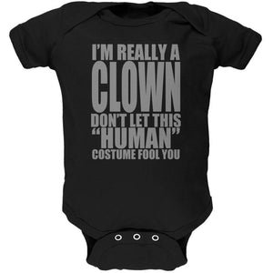 Halloween Human Clown Costume Soft Baby One Piece