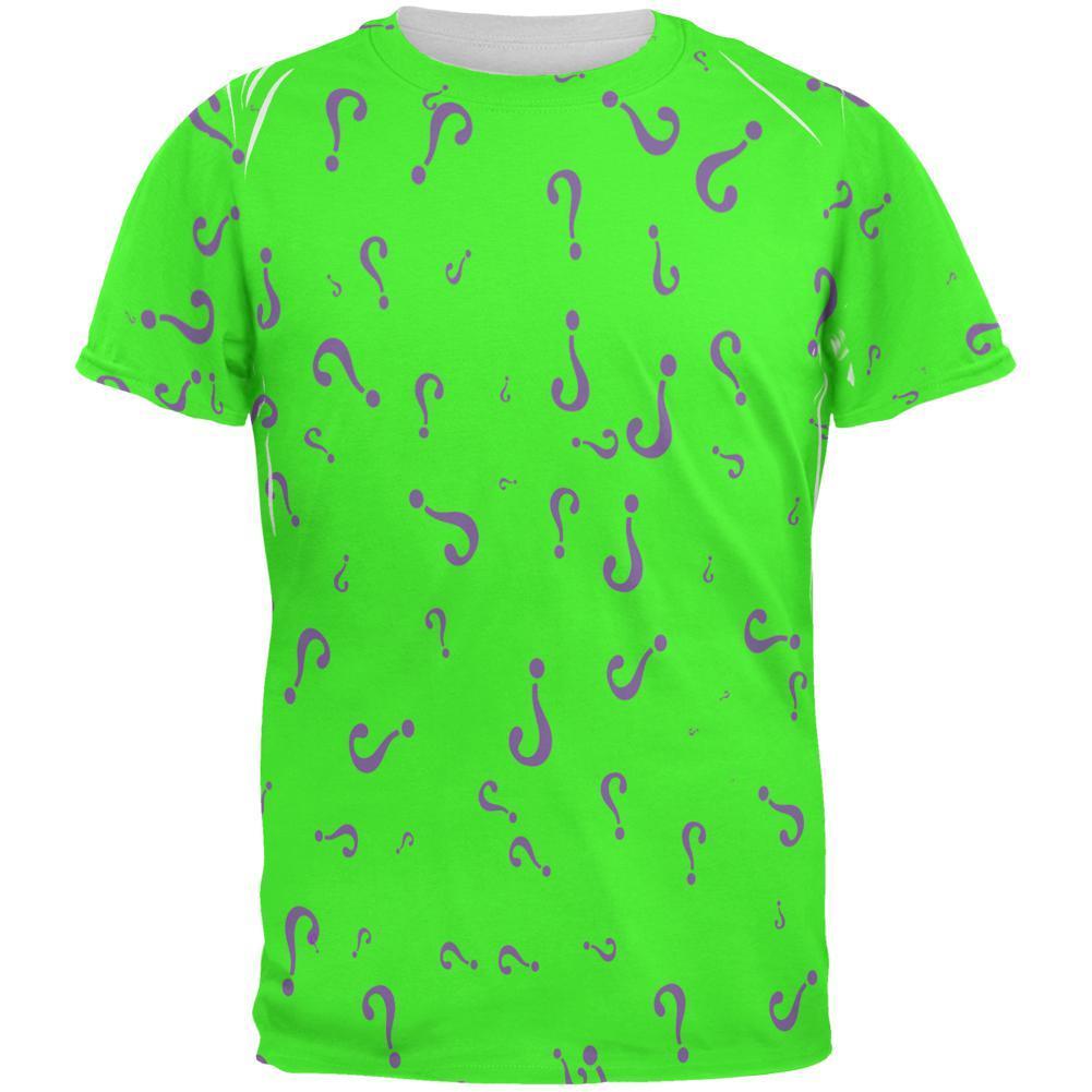Riddle Me This Halloween Costume All Over Mens T Shirt