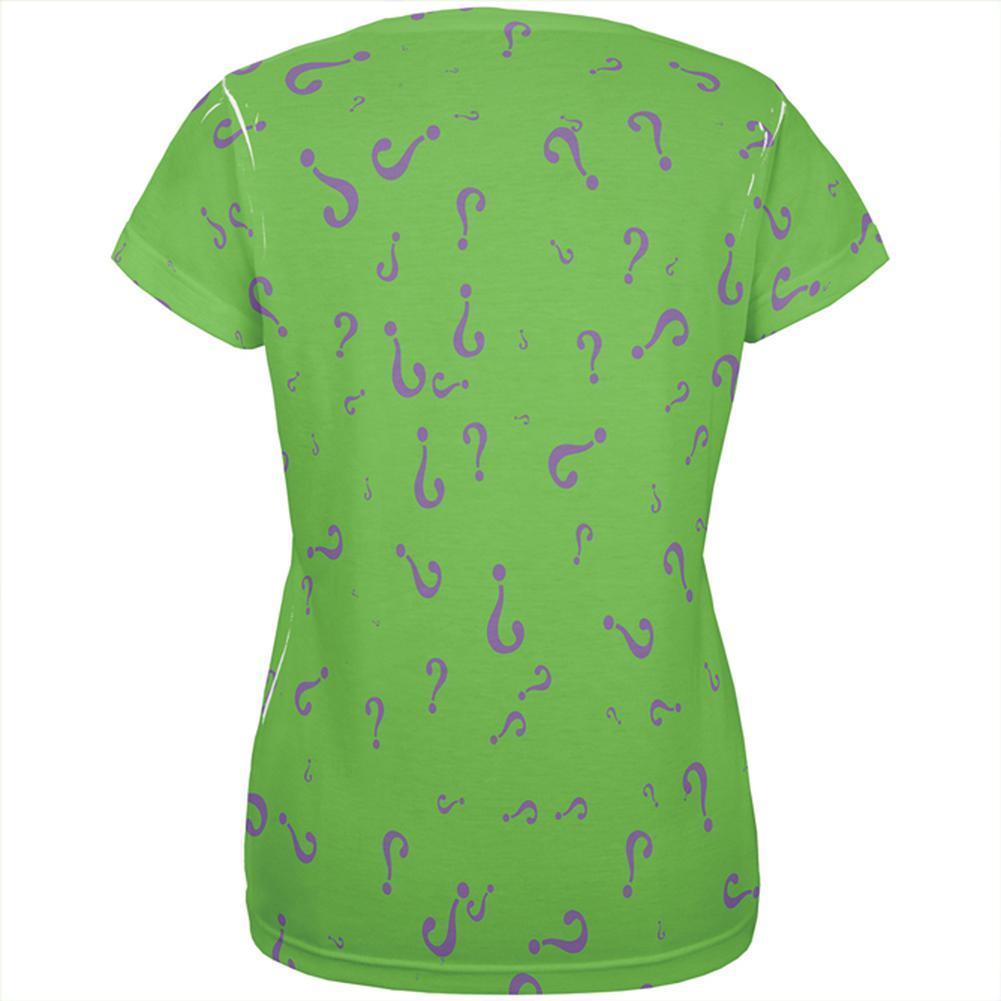Riddle Me This Halloween Costume All Over Womens T Shirt