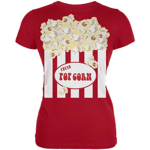 Halloween Popcorn Costume Juniors Soft T Shirt