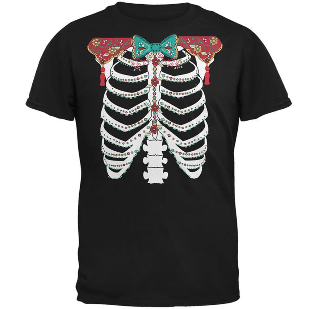 Halloween Day of the Dead Skeleton Costume Mens T Shirt