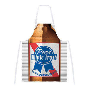 Halloween Pure White Trash Beer All Over Apron