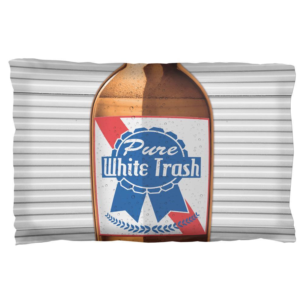 Halloween Pure White Trash Beer Pillow Case