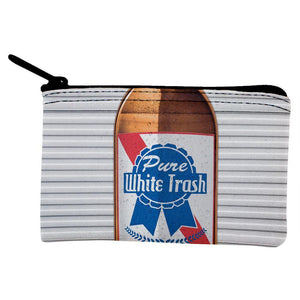 Halloween Pure White Trash Beer Coin Purse
