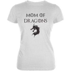 Halloween Mom of Dragons Juniors Soft T Shirt