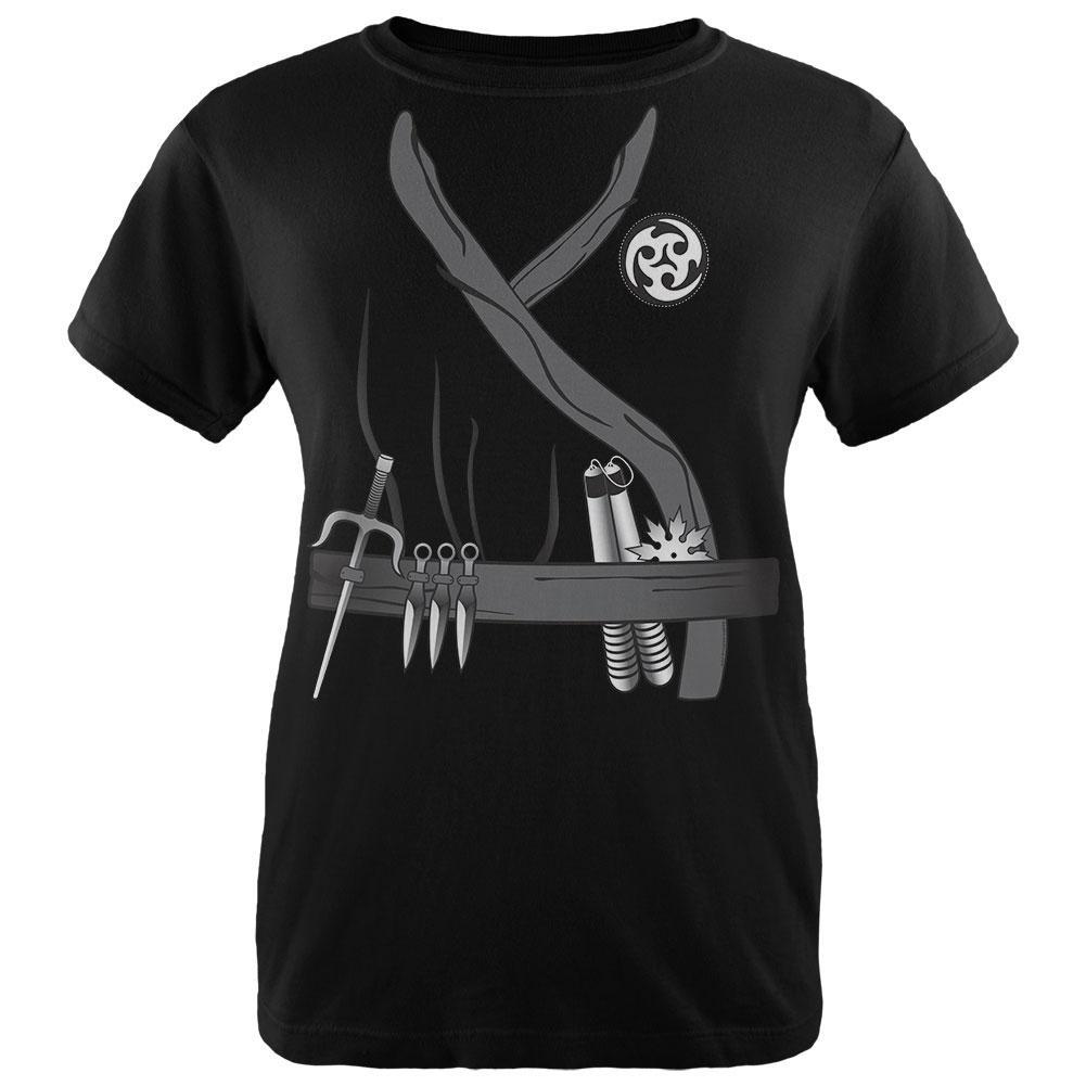 Halloween Ninja Assassin Costume Womens T Shirt