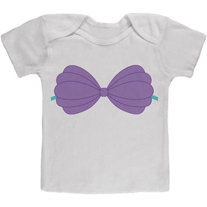 Halloween Purple Shell Bra Costume Baby T Shirt