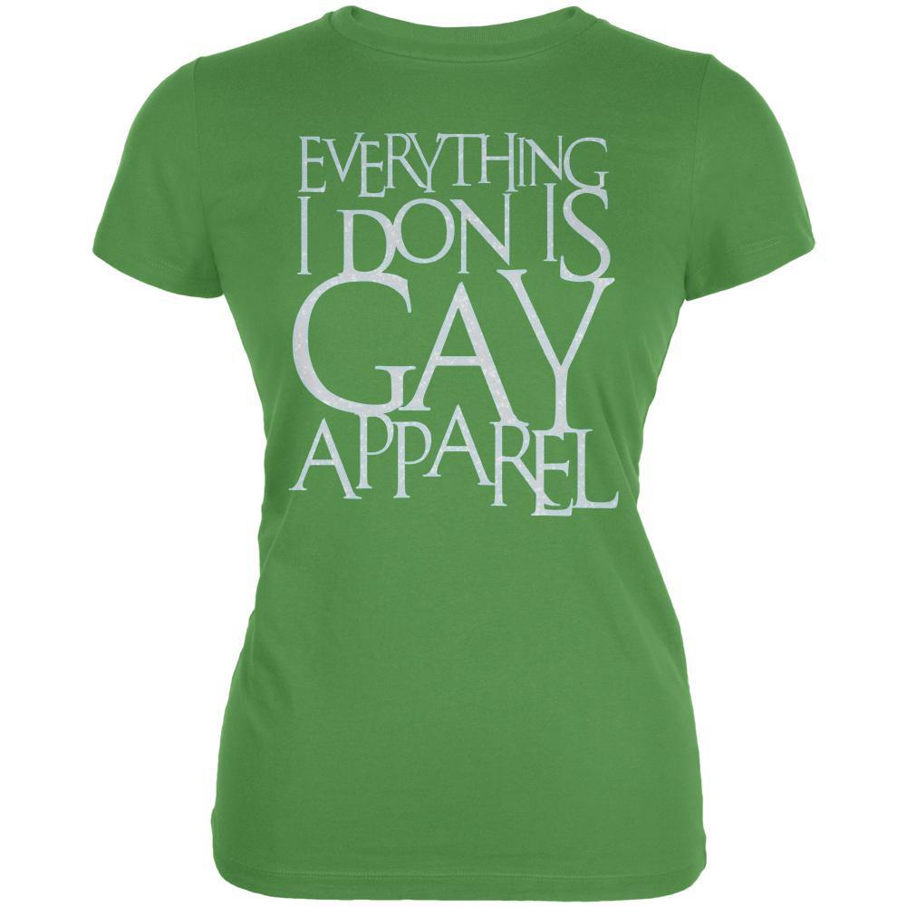 Christmas Everything I Don Is Gay Apparel Funny Juniors Soft T Shirt