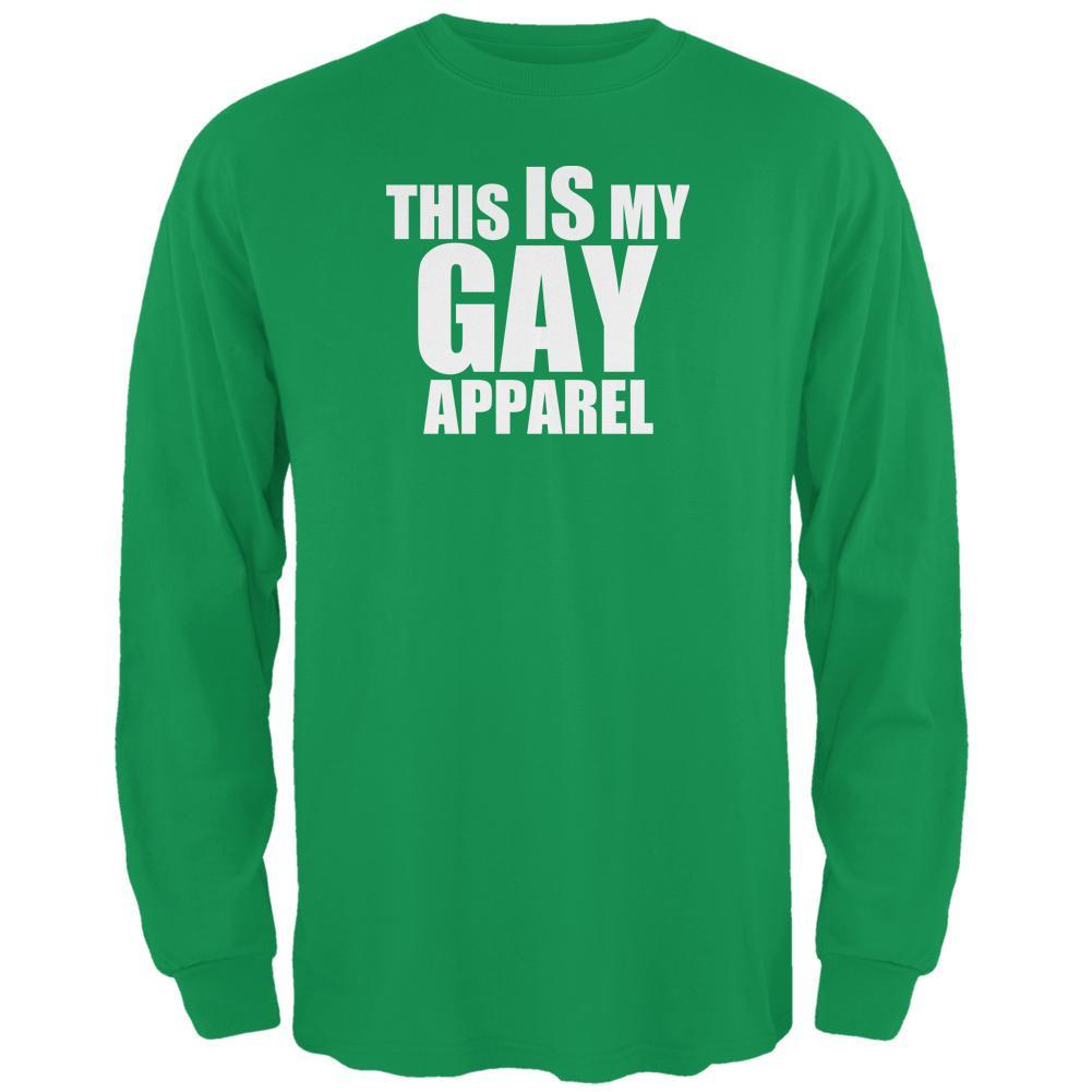 Christmas This Is My Gay Apparel Sarcastic Mens Long Sleeve T Shirt