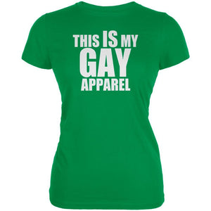 Christmas This Is My Gay Apparel Sarcastic Juniors Soft T Shirt