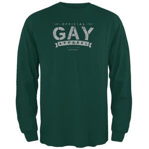 Christmas Official Gay Apparel Vintage Retro Funny Mens Long Sleeve T Shirt