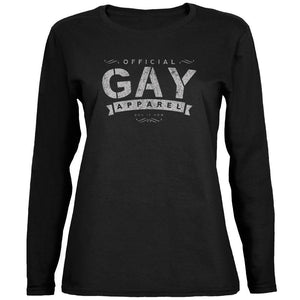 Christmas Official Gay Apparel Vintage Retro Funny Womens Long Sleeve T Shirt