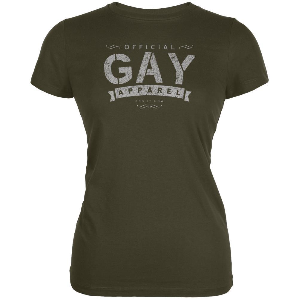 Christmas Official Gay Apparel Vintage Retro Funny Juniors Soft T Shirt