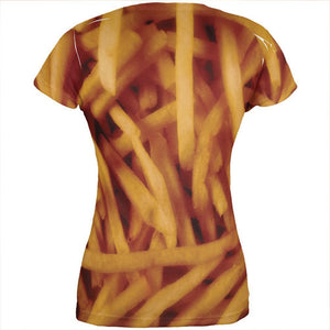 Fast Food Golden French Fries Costume All Over Juniors T Shirt