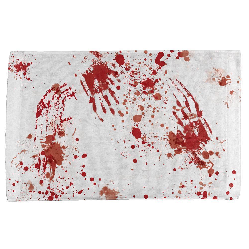Halloween Blood Splatter Zombie Survivor All Over Hand Towel