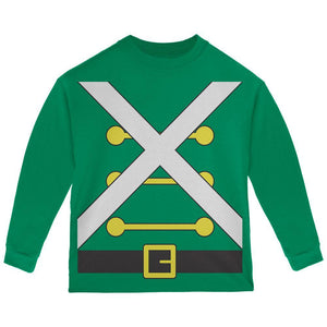 Christmas Toy Soldier Costume Toddler Long Sleeve T Shirt