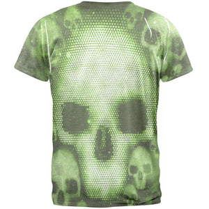 Halloween Cyber Space Alien Skull Mens T Shirt