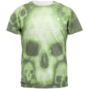 Halloween Cyber Space Alien Skull Mens T Shirt