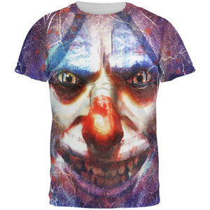 Halloween Insane Nightmare Clown All Over Mens T Shirt