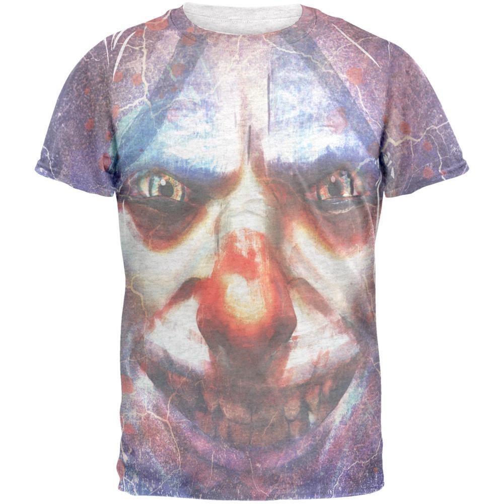 Halloween Insane Nightmare Clown Mens T Shirt