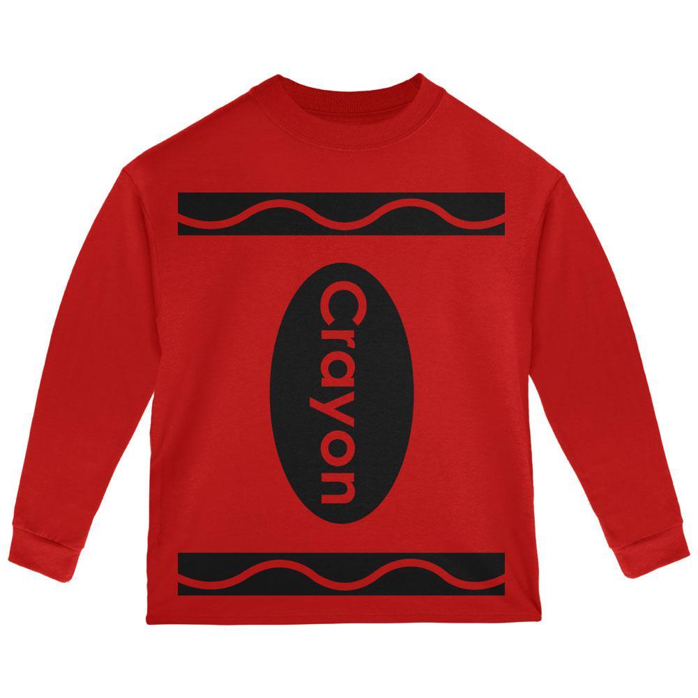 Halloween Crayon Costume Toddler Long Sleeve T Shirt