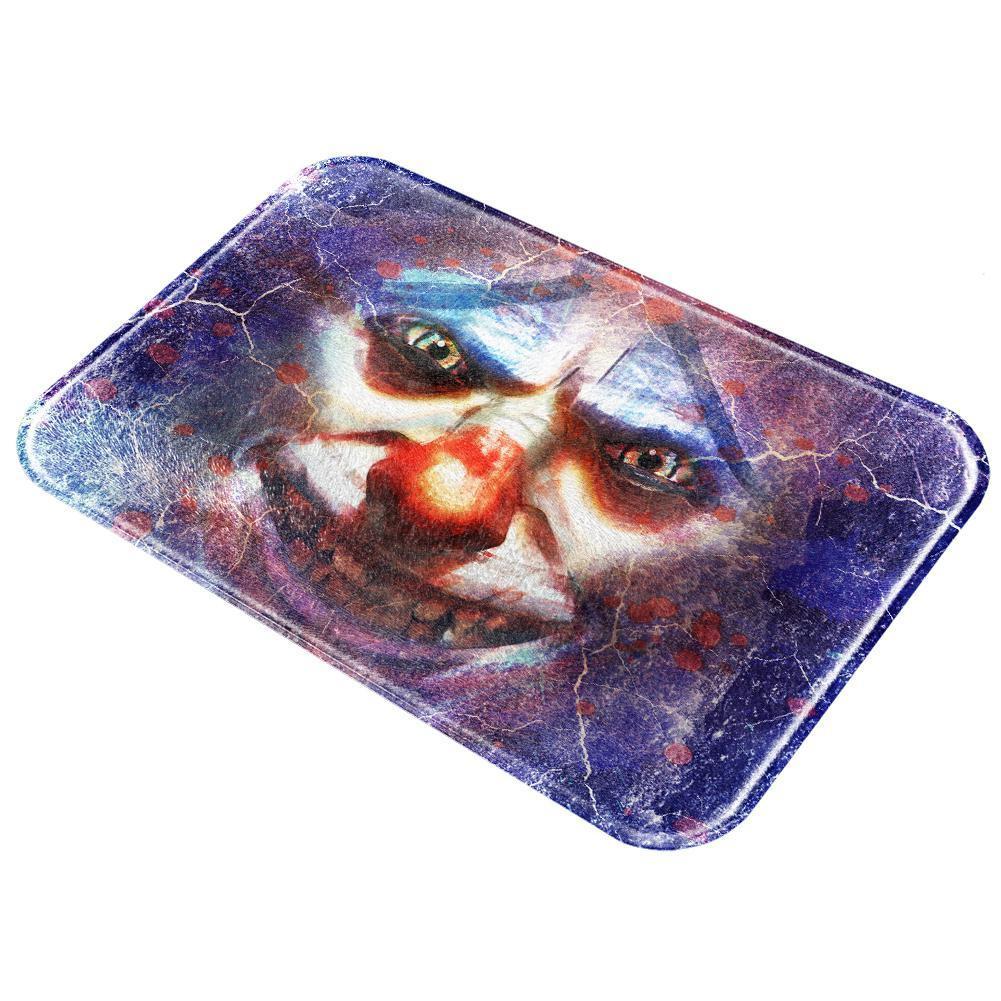 Halloween Insane Clown Face Nightmare All Over Glass Cutting Board