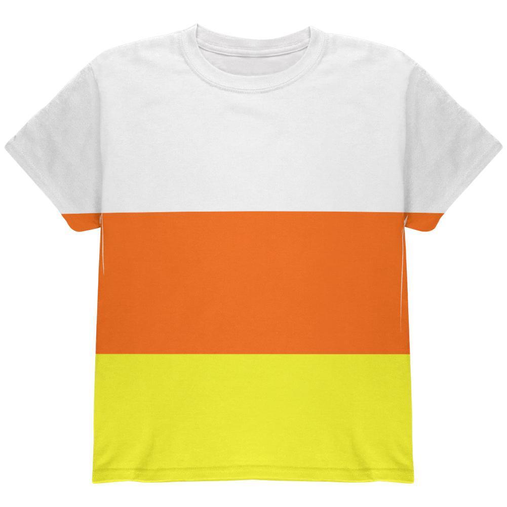 Halloween Candy Corn Costume All Over Youth T Shirt