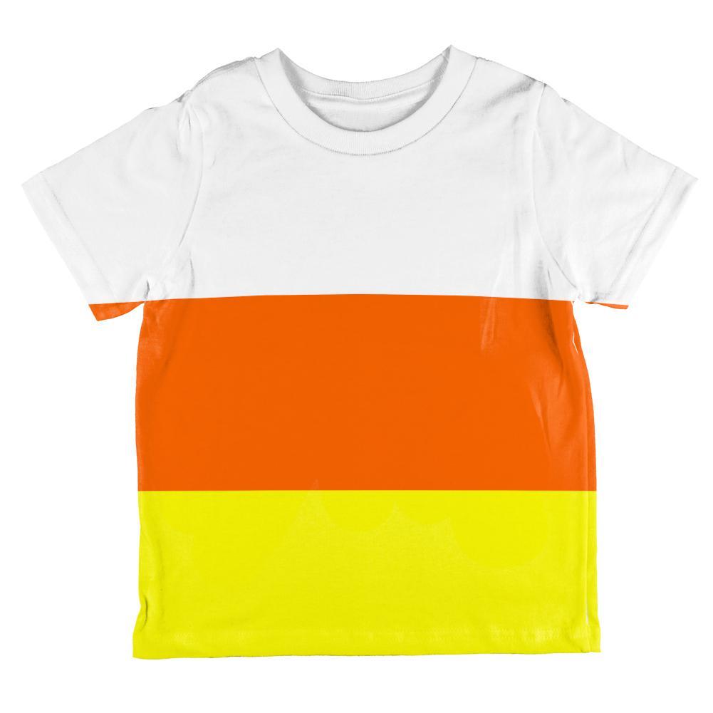 Halloween Candy Corn Costume All Over Toddler T Shirt