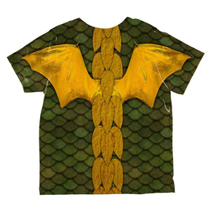 Halloween Green Dragon Costume All Over Toddler T Shirt