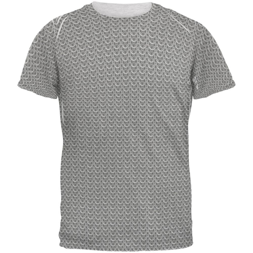Halloween Chainmail Armor Costume Mens T Shirt