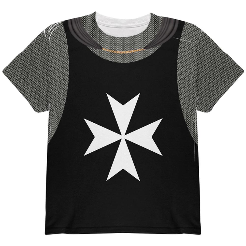 Halloween Knights Hospitaller Armor Costume All Over Youth T Shirt