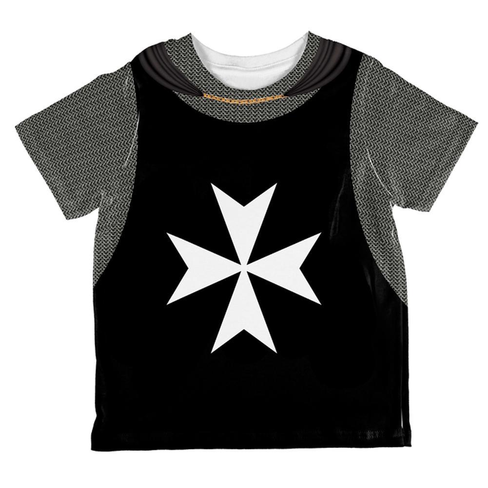 Halloween Knights Hospitaller Armor Costume All Over Toddler T Shirt